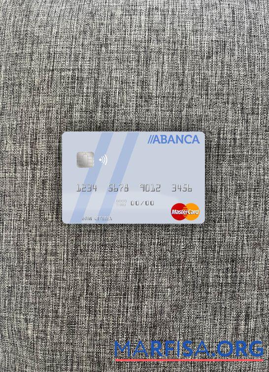Blank Portugal Abanca mastercard photolook front example